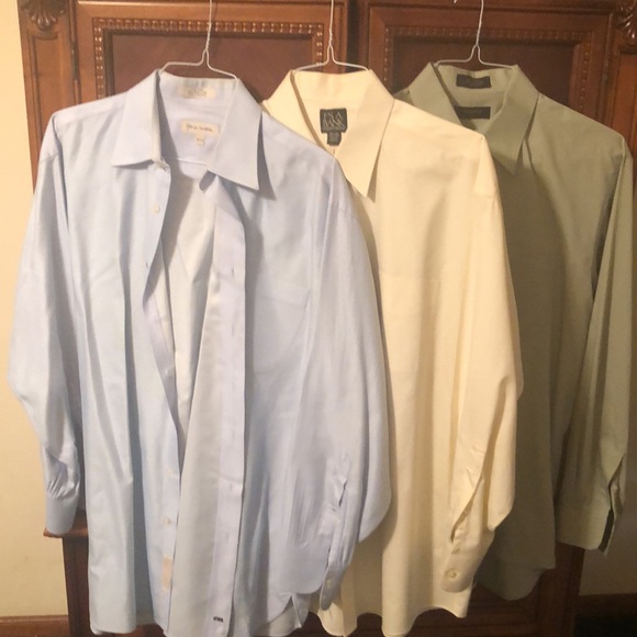2 custom made men’s suits size 40R with 3 shirts - Picture 4 of 4